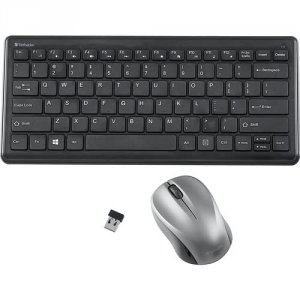 Verbatim 70739 , Silent Wireless Compact Keyboard Amp; Mouse