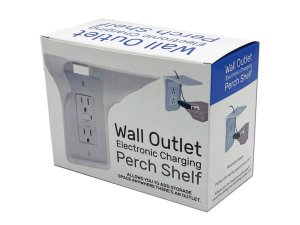 Bulk GE847 Wall Outlet Electronic Charging Perch Shelf