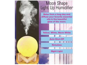 Bulk GH940 Moon-shaped Light Up Humidifier