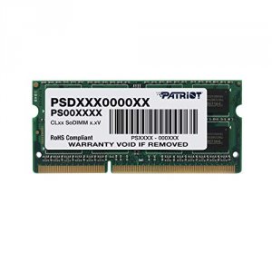 Patriot PSD34G1600L2S 4gb Pc3 12800 1600mhz Ddr3