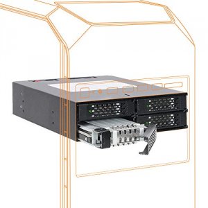 Icy MB994SP-4SB-1 4 In 1 Sata Hot Swap Raid Cage