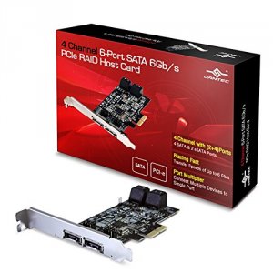 Vantec UGT-ST644R Io Card Ugt-st644r 4 Channel 6port Sata 6gbs Pci Exp