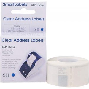 Seiko SLP-1RLC 1pk True Clear Mailing Label