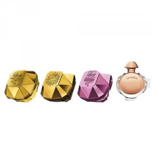 Puig PACO65179882 Paco Rabanne 4 Pcs Mini Set For Women: Lady Million 