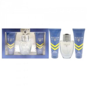 Palm TOP45X123420 Top Gun Chevron 3 Pcs Set For Men: 3.4 Eau De Toilet