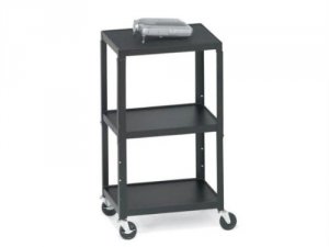 Bretford A2642-E5 Av Cart, Adj Top Shelf, 5 Casters