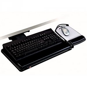 3m AKT80LE Adjustable Keyboard Tray With Adjustable Keyboard And Mouse