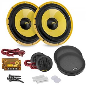 Pyle PLG6C Component System 6.5  Gear;400watts;ylw Midsxovers