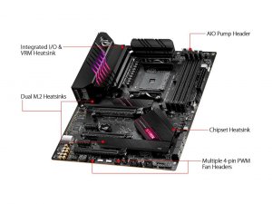 Asus 90MB17B0-M0AAY0 Mb Rog Strix B550-xe Gamwifi B550 Am4 Max128gb Pc