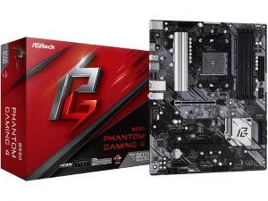 Asrock B550 PHANTOM GAM 4 B550 Phantom Gaming 4 Am4 Atx Motherboard