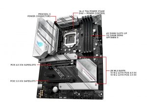 Asus ROG STRIX B560-A GAM WIFI Rog Strix B560-a Gaming Wifi Socket Lga