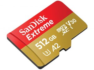 Sandisk SDSQXAV-512G-GN6MA 512gb Extreme Microsdxc Uhs-i A2 Card With 