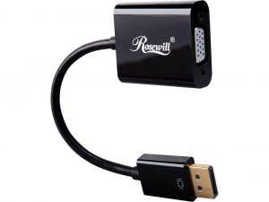 Rosewill CL-AD-DP2VGA-6-BK Adptr  Cl-ad-dp2vga-6-bk R