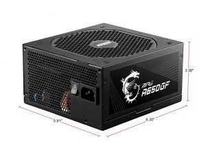 Msi A650GF Power Supply Â mpg  650w Atx 12v 80 Plus Gold Active Pfc 