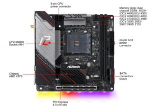 Asrock X570 PHANTOM GAM ITX Mb |x570 Phantom Gaming-itxt