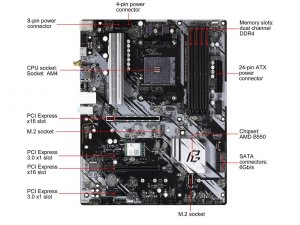 Asrock B550 PHAN GAM 4 AC B550 Phantom Gaming 4ac Atx Motherboard