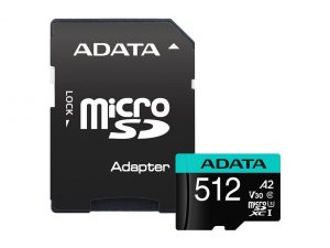 Adata AUSDX512GUI3V30SA2-RA1 512g Microsdxc Uhs-i U3 Class 10