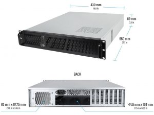 Rosewill RSV-Z2850U Rsv-z2850u 2u Rackmount Server Case