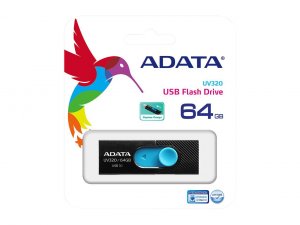 Adata AUV320-64G-RBKBL Usb 64g| Auv320-64g-rbkbl R