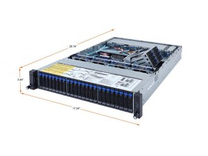 Gigabyte R262-ZA0-rev-A00 Svr Brbn  R262-za0-rev-a00