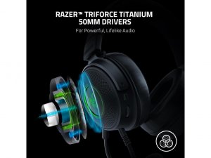 Razer RZ04-03770200-R3U1 Kraken V3 Wired Gaming Headset With Rgb Light