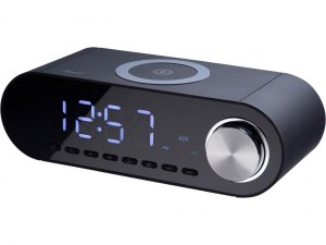 Rosewill RBWS-20015 Wireless Charging Alarm Clock With Bluetooth Speak