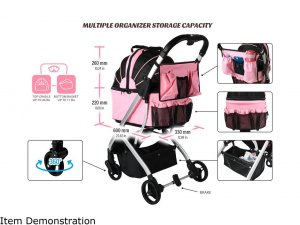 Rosewill RPPS-22001P Pet Stroller  Rpps-22001p R