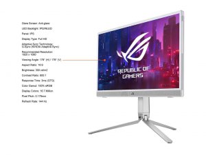 Asus XG16AHP-W Rog Strix 15.61080p Portable Gaming Monitor (xg16ahp-w)