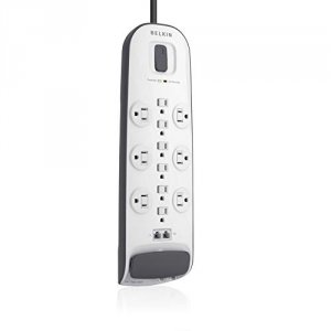 Belkin BV112234-08 12-outlet Surge Protector With 8 Ft Power Cord And 