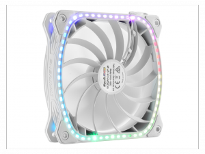 Enermax UCSQARGB12P-W-BP3 Squa Rgb Argb 120mm Pwm Fan - White (3-pack)