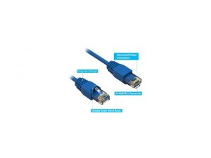 Nippon 60CAT6A-20BL 20 Ft Cat6a Ethernet Cable - Blue