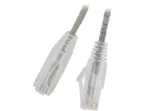 Nippon SLCAT6-28-2GY Cat6 Snagless Ethernet Cable - 28 Awg, Gray