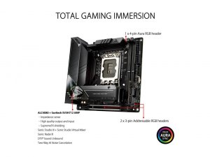 Asus ROG STRIX Z690-I GAMING Rog Strix Z690-i Gaming Wifi Socket Lga17