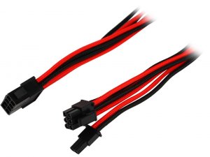 Phanteks PH-CB8V_BR Premium Extension Cable - Blackred