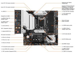 Msi B560MMOTAWI Mb Mag B560m Mortar Wifi S1200 B560 128gb Ddr4 Pcie Ma