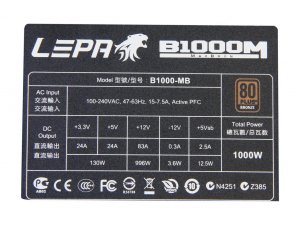 Enermax B1000-MB B1000-mb 1000w Modular Power Supply