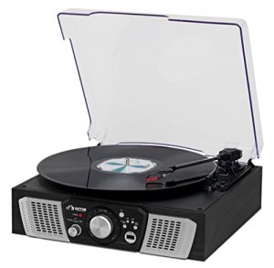 Naxa VHRP-1100-BK Victor Bt Suitcase Turntable