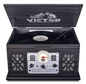 Naxa VWRP-3800-GR Victor 7 In 1 3 Spd Turntable