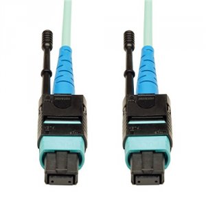 Tripp N846-10M-24-P 10m Aqua Om3 24-fiber Mtpmpo Patch Cable - 100gbe