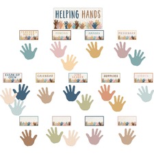 Teacher TCR 7122 Everyone Is Welcome Helping Hands Mini Bulletin Board