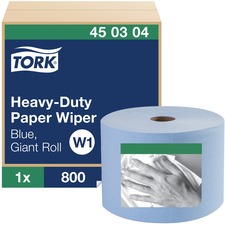 Svenska TRK 450304 Tork Heavy-duty Paper Wiper - 1 Ply - 800 Sheetsrol