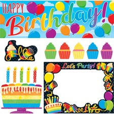 Trend TEP T19002 Trend Rainbow Birthday Wipe-off Learning Set - Dry Er