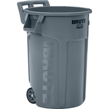 Rubbermaid RCP 2131929 Receptacle,wheel Brute,gy