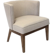 Norstar BOP B529DWBG Boss Accent Chair, Beige - Beige - 1 Each