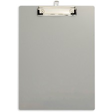 Officemate OIC 83217 Magnetic Clipboard - Aluminum - Gray - 1 Each