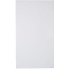 Acco QRT Q014274IMW Quartet Invisamount Vertical Glass Dry-erase Board