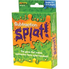 Teacher TCR EP63760 Math Splat Subtraction Game - Educational - 2 To 6