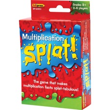 Teacher TCR EP63953 Math Splat Multiplication - Educational - 1 Each