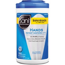 Pdi PDI P92084CT Pdi Hands Instant Sanitizing Wipes - White - Moisturi