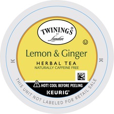 R TWG 11019 Twinings Of London Lemon Amp; Ginger Herbal Tea K-cup - 24